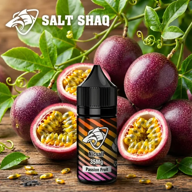 Salt Shaq 鯊克煙油 - 百香果口味 Salt Shaq 鯊克煙油 黃金百香果 (Passion Fruit) - 30ml 熱帶水果 酸甜好抽